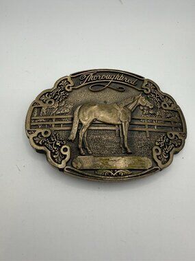 Vintage Limited Edition Thoroughbred Belt Buckle